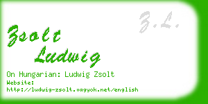 zsolt ludwig business card